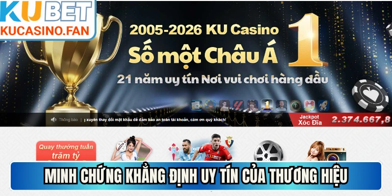 Minh chứng khẳng định uy tín vượt trội của thương hiệu