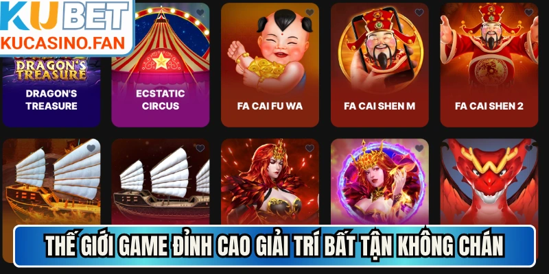 Thế giới game đỉnh cao giải trí bất tận không chán